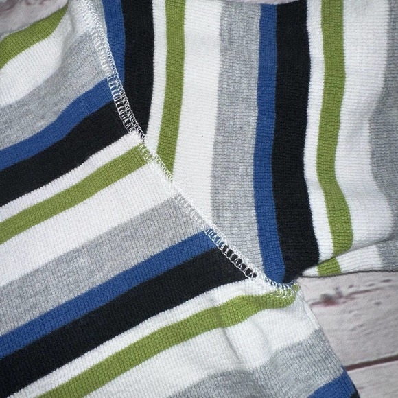 EUC Kids 5T Gymboree 1/4 Zip Pullover LS Striped Shirt - Picture 6 of 7